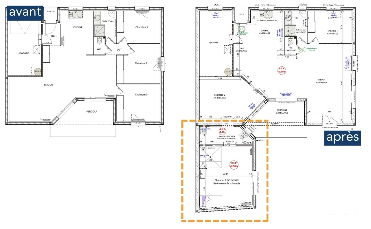 SM Maisons - Agrandir sa maisons : faut-il choisir l&rsquo;extension ou la surélévation ?